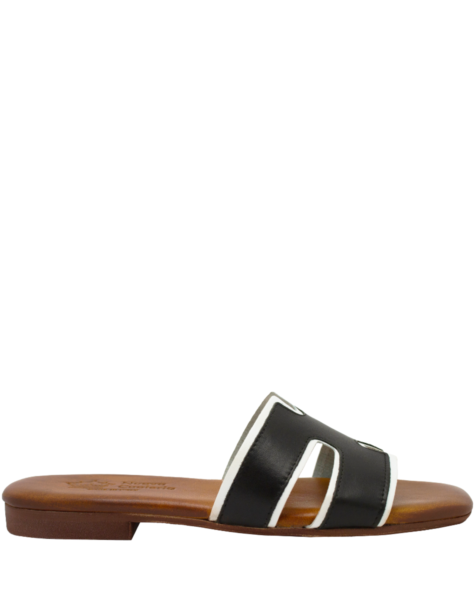 Nuova Nuova N2W Black/White  Bico Mule Kye