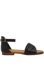 Nuova Nuova N2X Black Nappa Buckled Sandal Leen