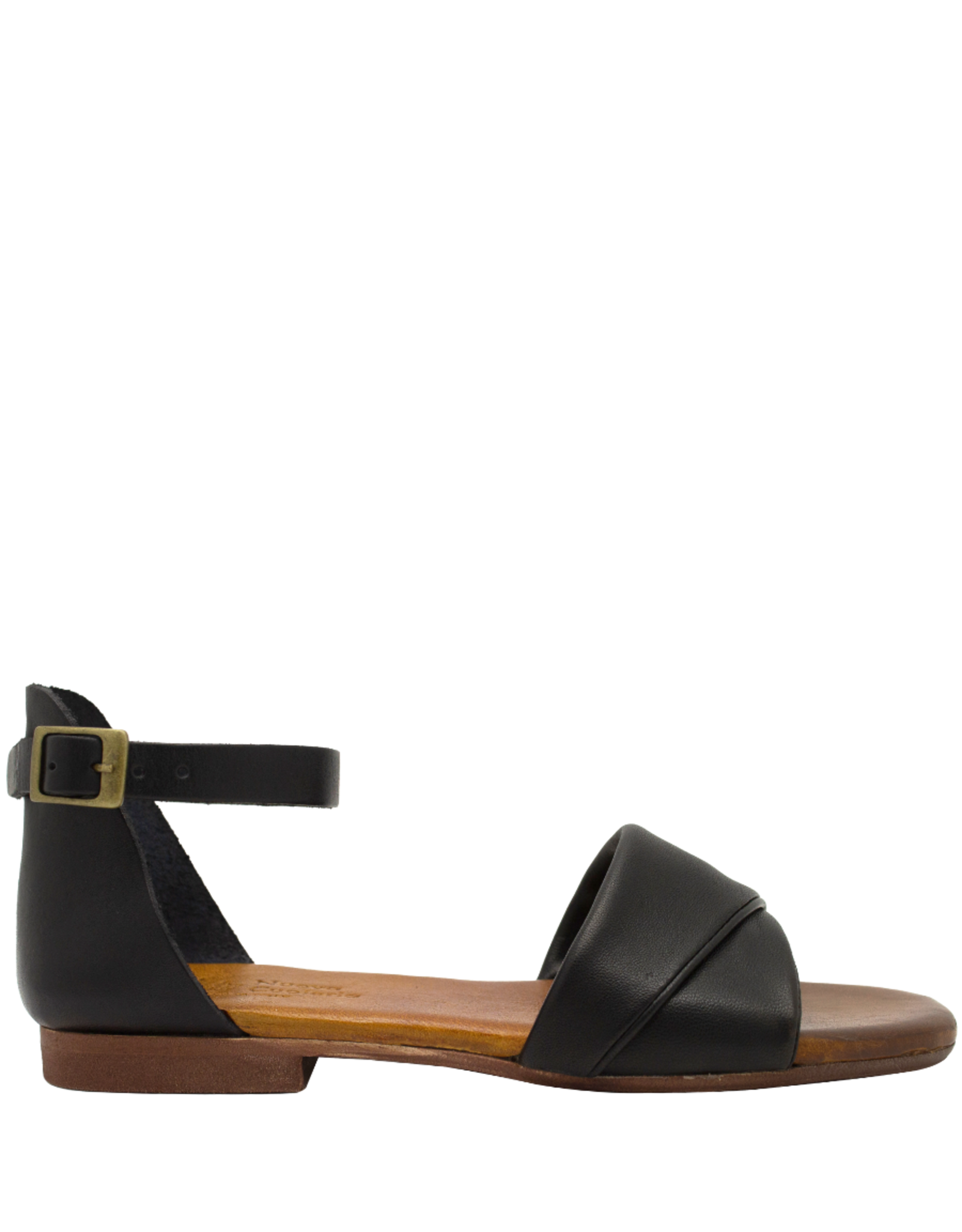Nuova Nuova N2X Black Nappa Buckled Sandal Leen