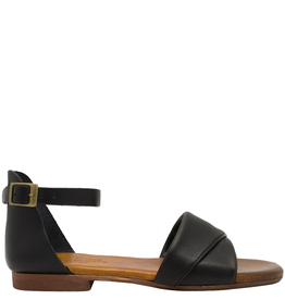 Nuova Nuova N2X Black Nappa Buckled Sandal Leen
