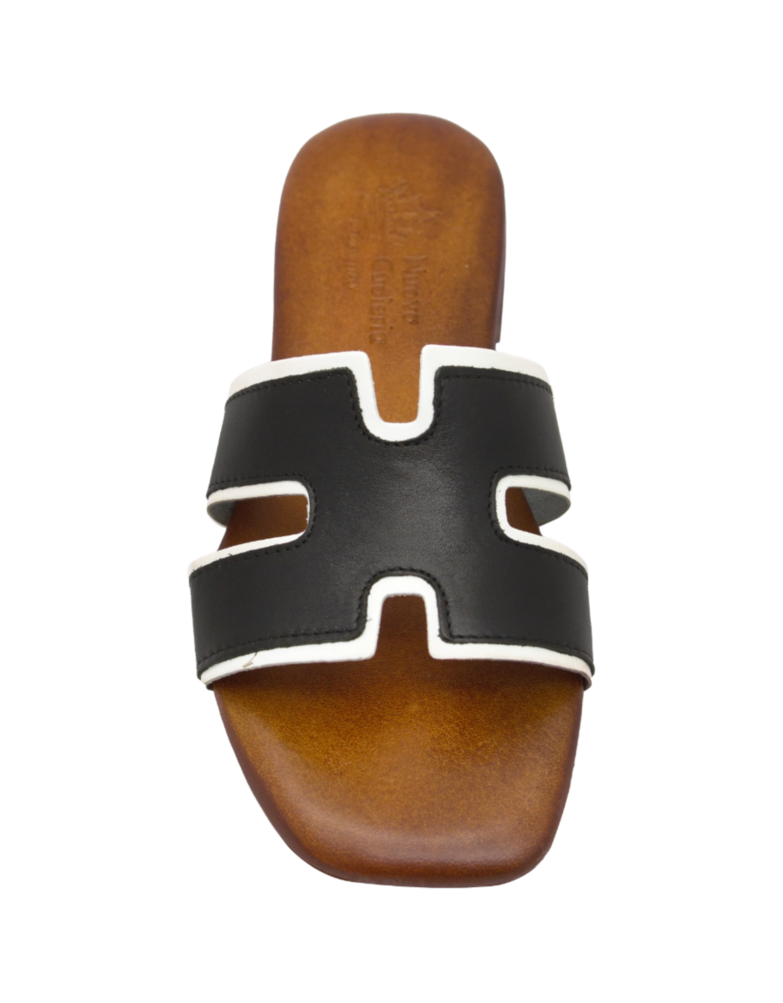 Nuova Nuova N2W Black/White  Bico Mule Kye