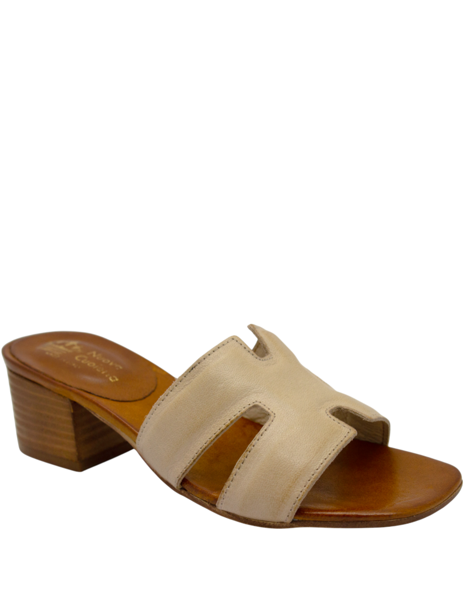Nuova Nuova N2Q Ivory H Mule With Heel Mona