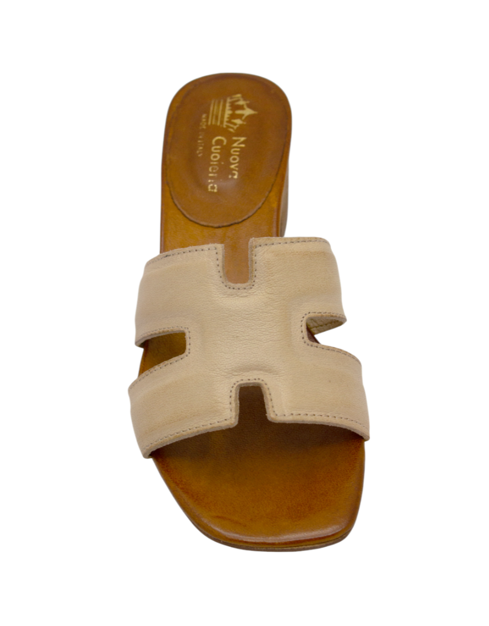 Nuova Nuova N2Q Ivory H Mule With Heel Mona