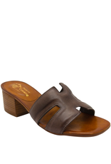 Nuova Nuova N2T Brown Mule With Heel Mona