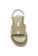 Now N45X Pearl Sandal Embellished With Crystals 9162