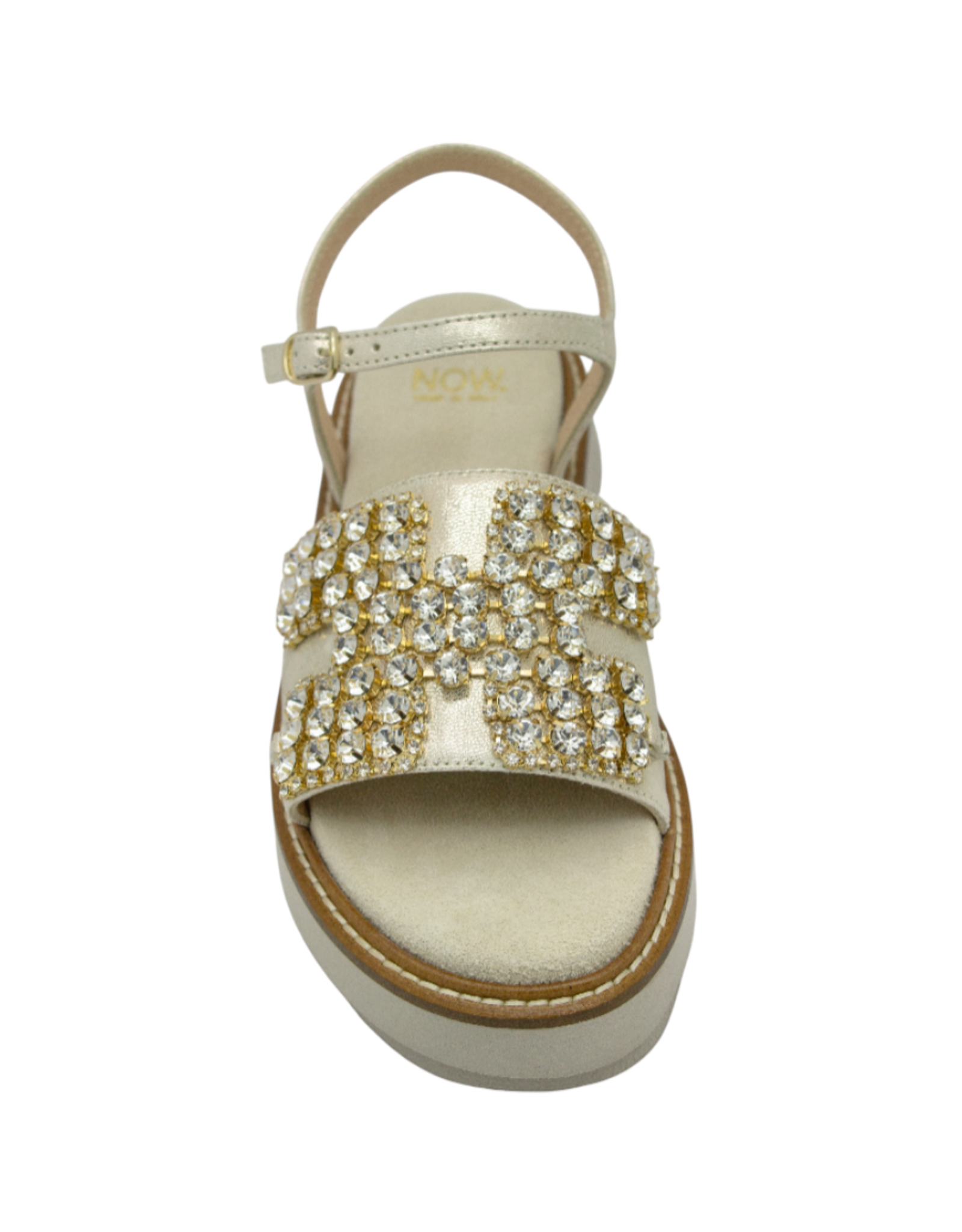 Now N45X Pearl Sandal Embellished With Crystals 9162