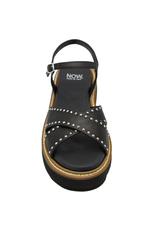 Now Now N46G Black Buckled Tread Sole 9174