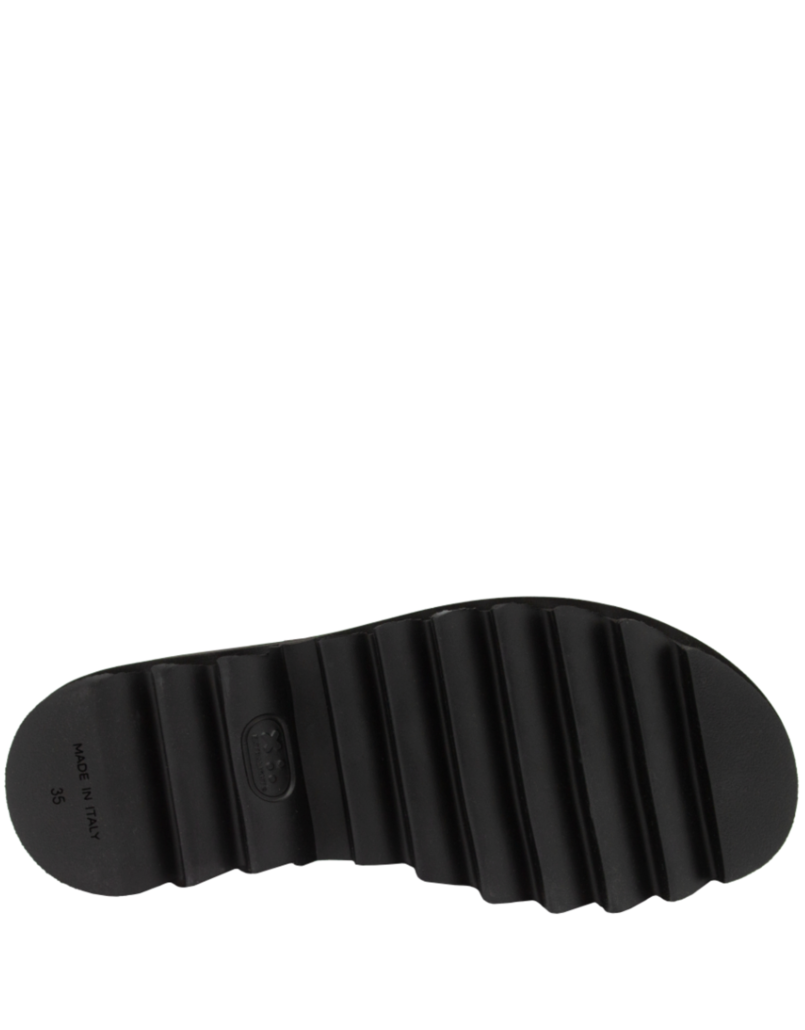 Now Now N46G Black Buckled Tread Sole 9174