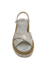 Now Now N45Z Silver Buckled Tread Sole 9174