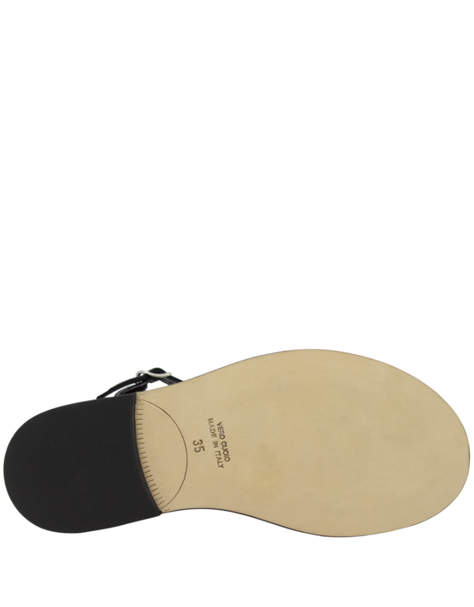 Now Now N46A Black Asymmetric Strap Sandal 9191