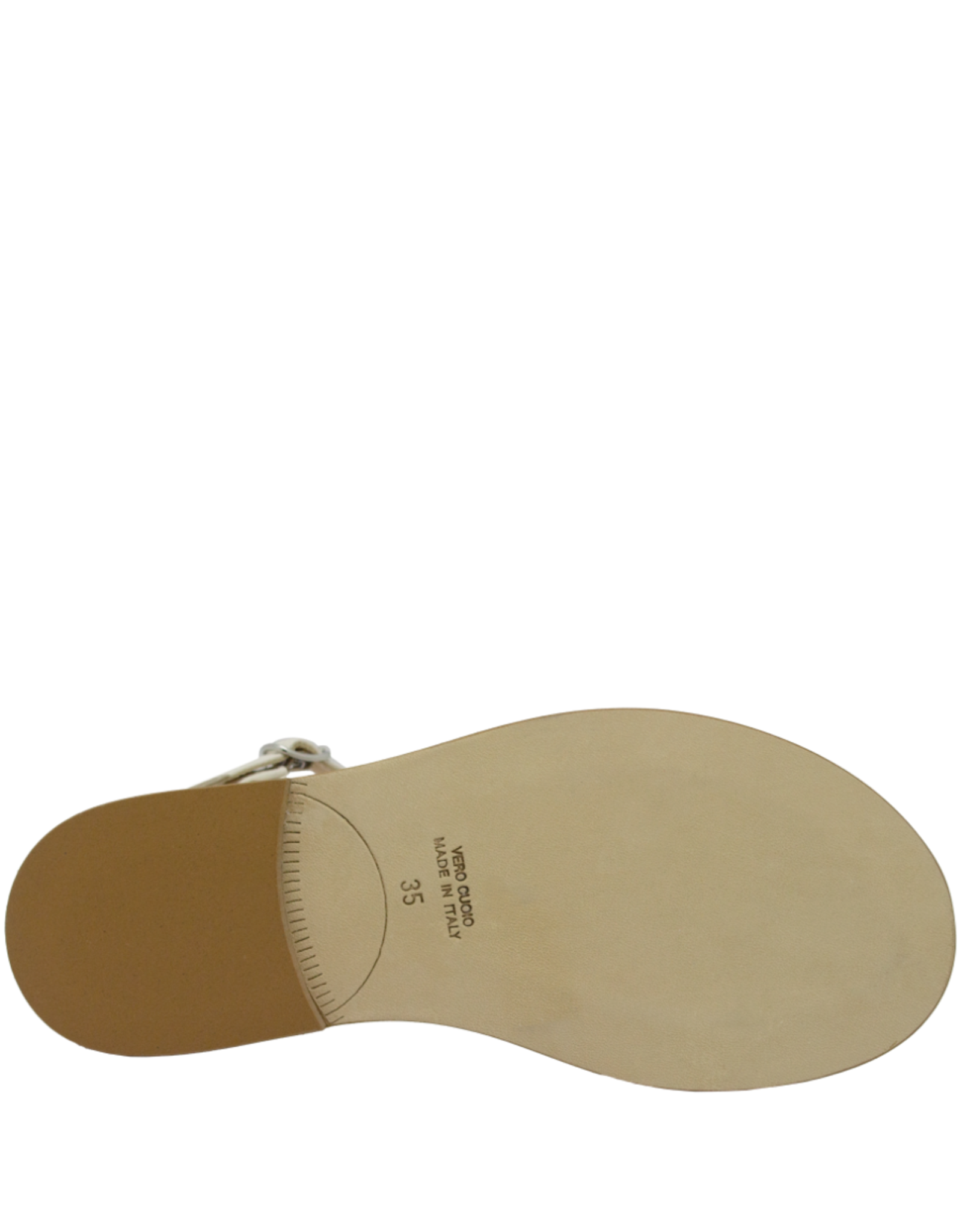 Now Now N46B White Asymmetric Strap Sandal 9191