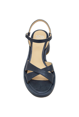 Now Now N46E Blue Cross Over Buckle Sandal 9220