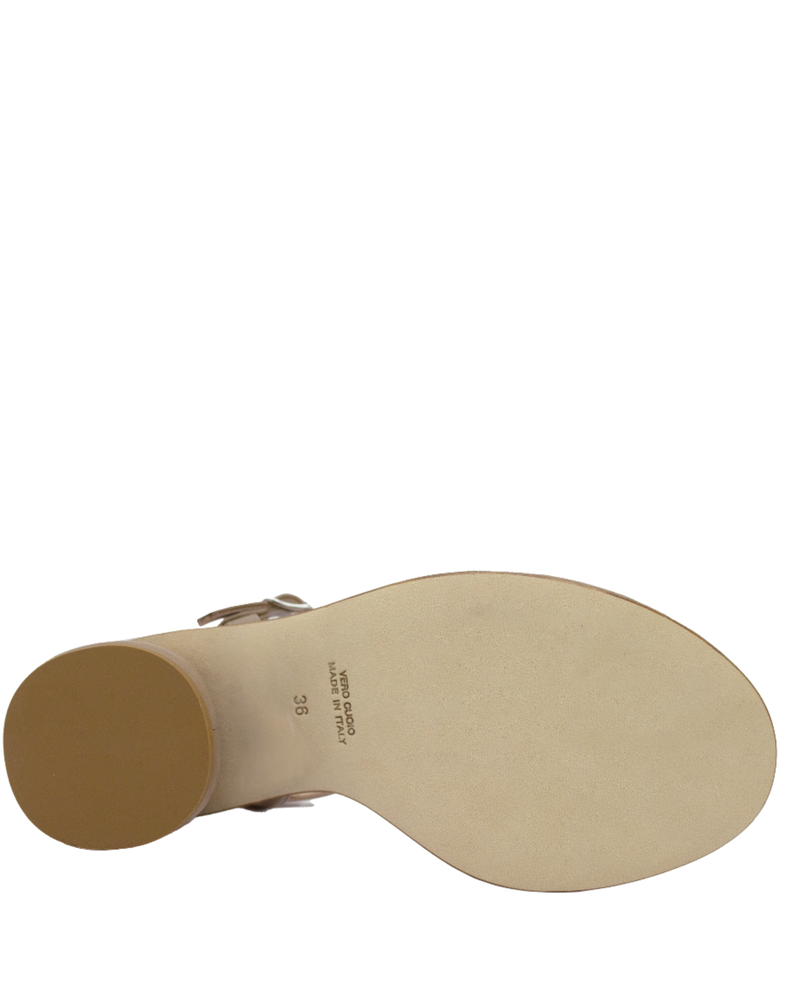 Now Now N46C Taupe Cross Over Buckle Sandal 9220