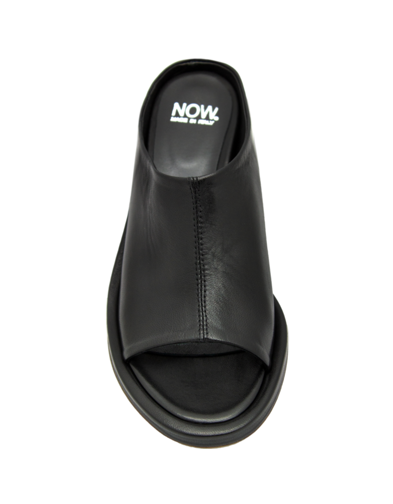 Now Now N46F Black Open Toe Mule 9225