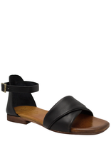 Nuova Nuova N2X Black Nappa Buckled Sandal Leen
