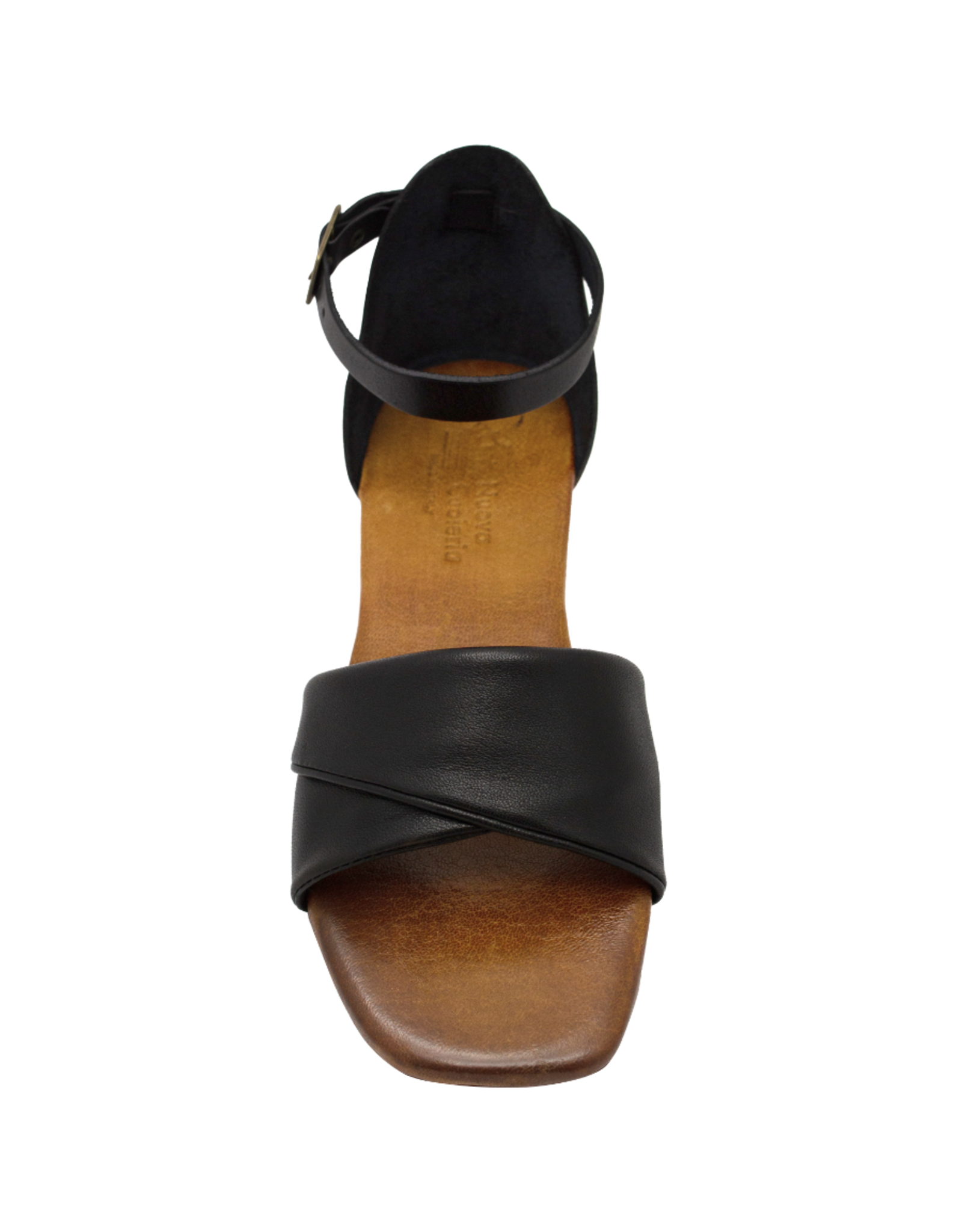 Nuova Nuova N2X Black Nappa Buckled Sandal Leen