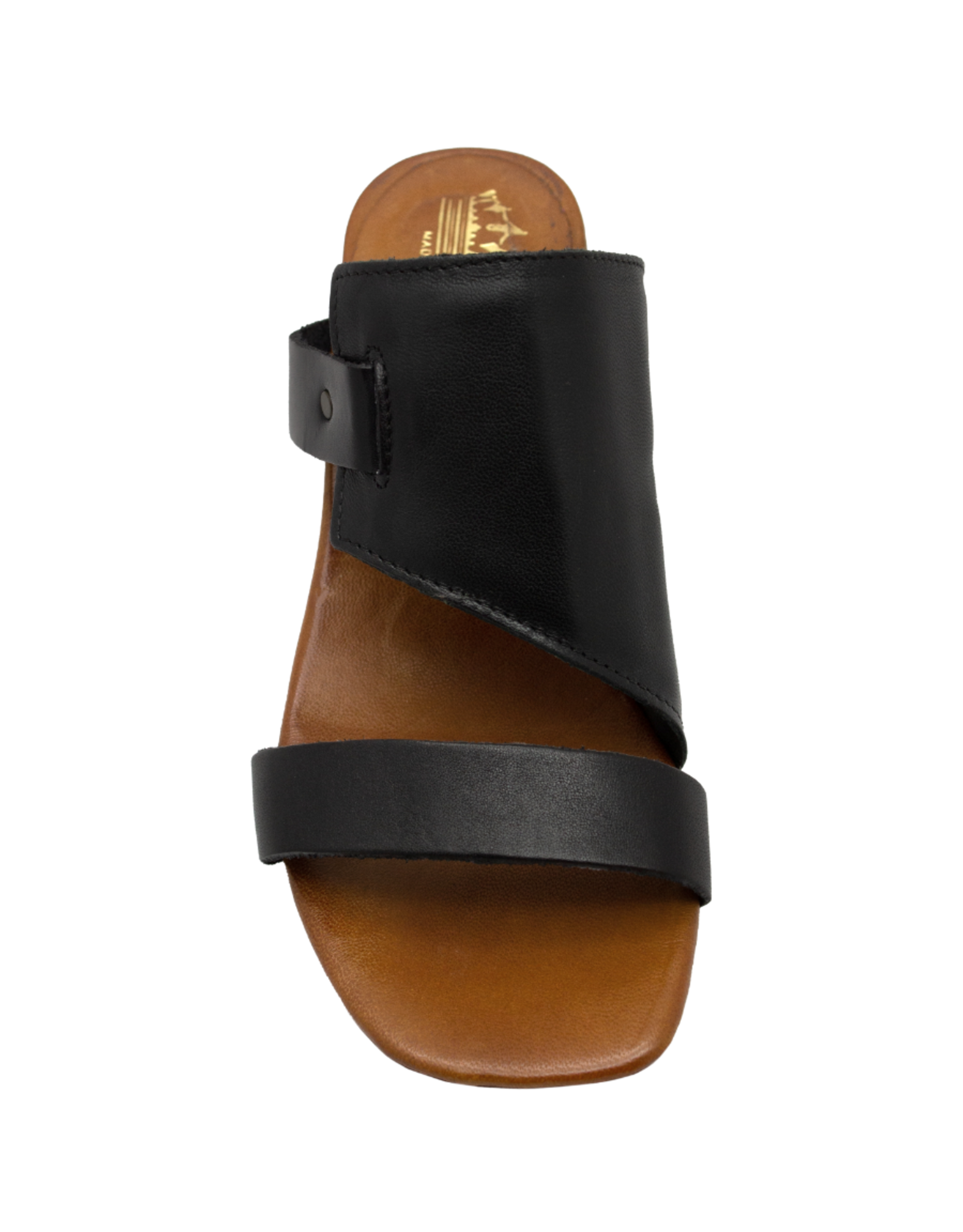 Nuova Nuova N3D Black Asymmetric Mule Block Heel Gio