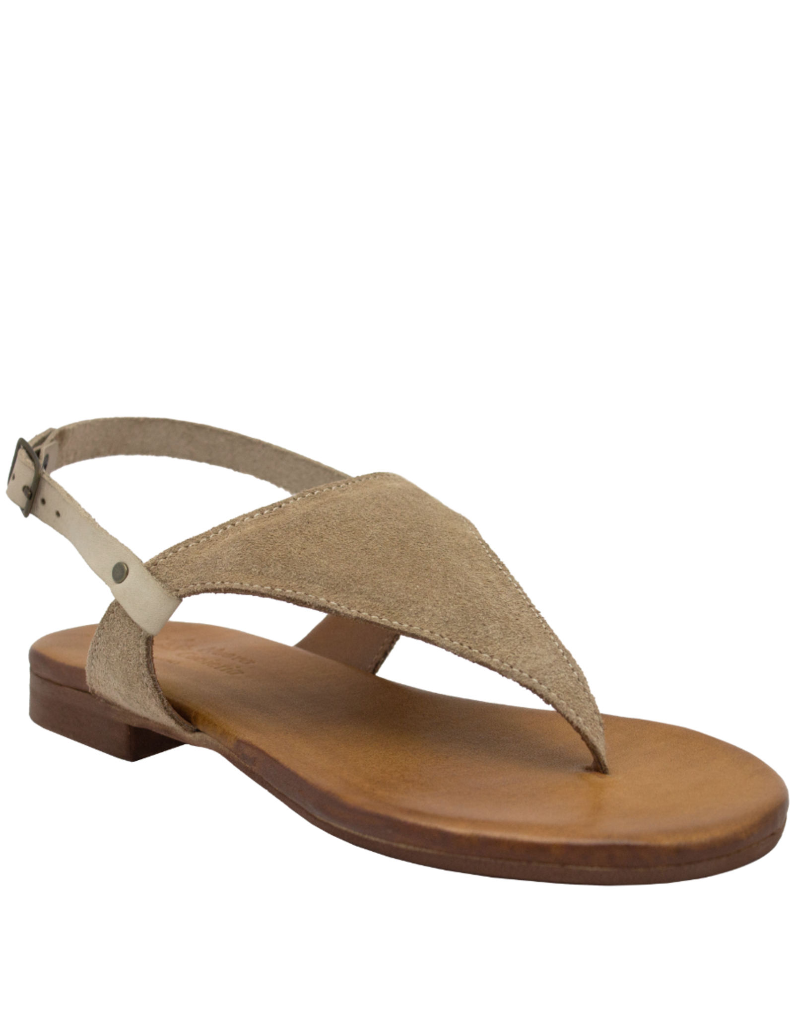 Nuova Nuova N2J Sand Suede Thong Sling Sandal 5056