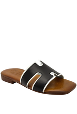Nuova Nuova N2W Black/White  Bico Mule Kye