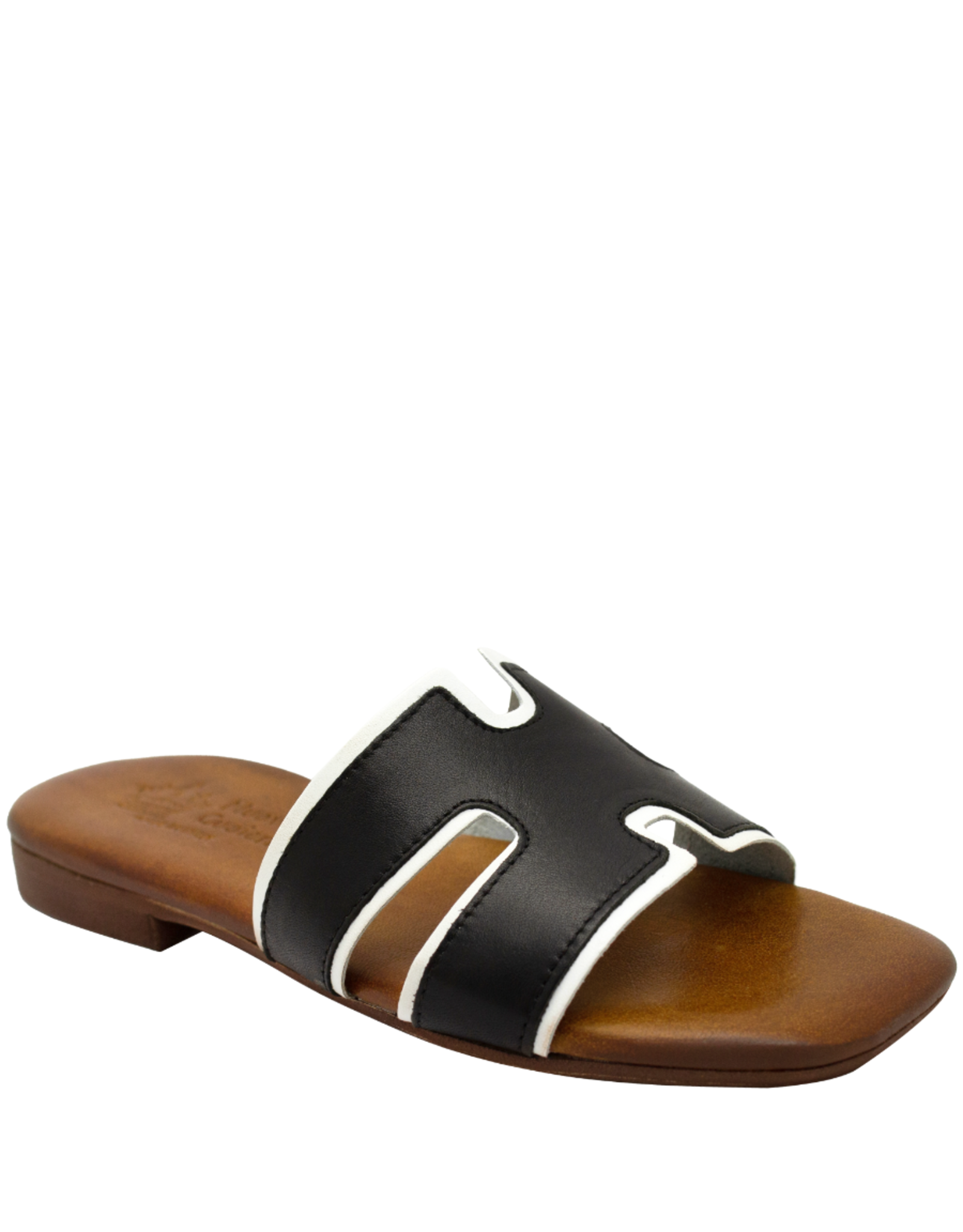 Nuova Nuova N2W Black/White  Bico Mule Kye