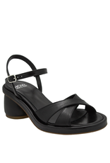 Now Now N46D Black Cross Over Buckle Sandal 9220