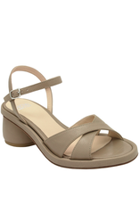 Now Now N46C Taupe Cross Over Buckle Sandal 9220