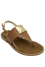 Now Now N46 Camel Thong Sling Back Sandal 9190
