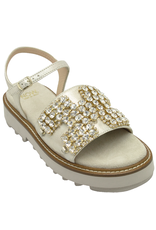 Now N45X Pearl Sandal Embellished With Crystals 9162