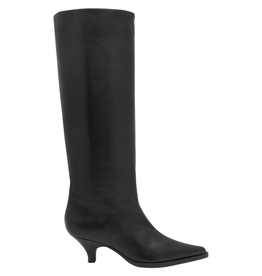 ElenaIachi ElenaIachi EI59R Black Point Toe Knee Boot 4301