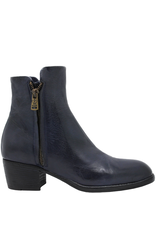 King King K1B Blue Double Zipper Ankle Boot 5245