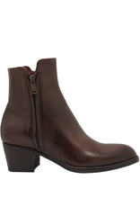 King King K1C Teak Double Zipper Ankle Boot 5245