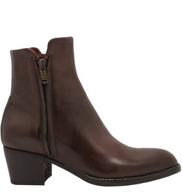 King King K1C Teak Double Zipper Ankle Boot 5245