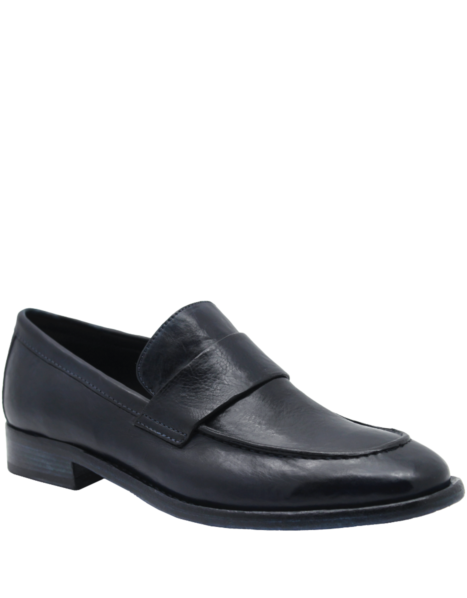 King King K1A Navy Calf Classic Loafer 1362