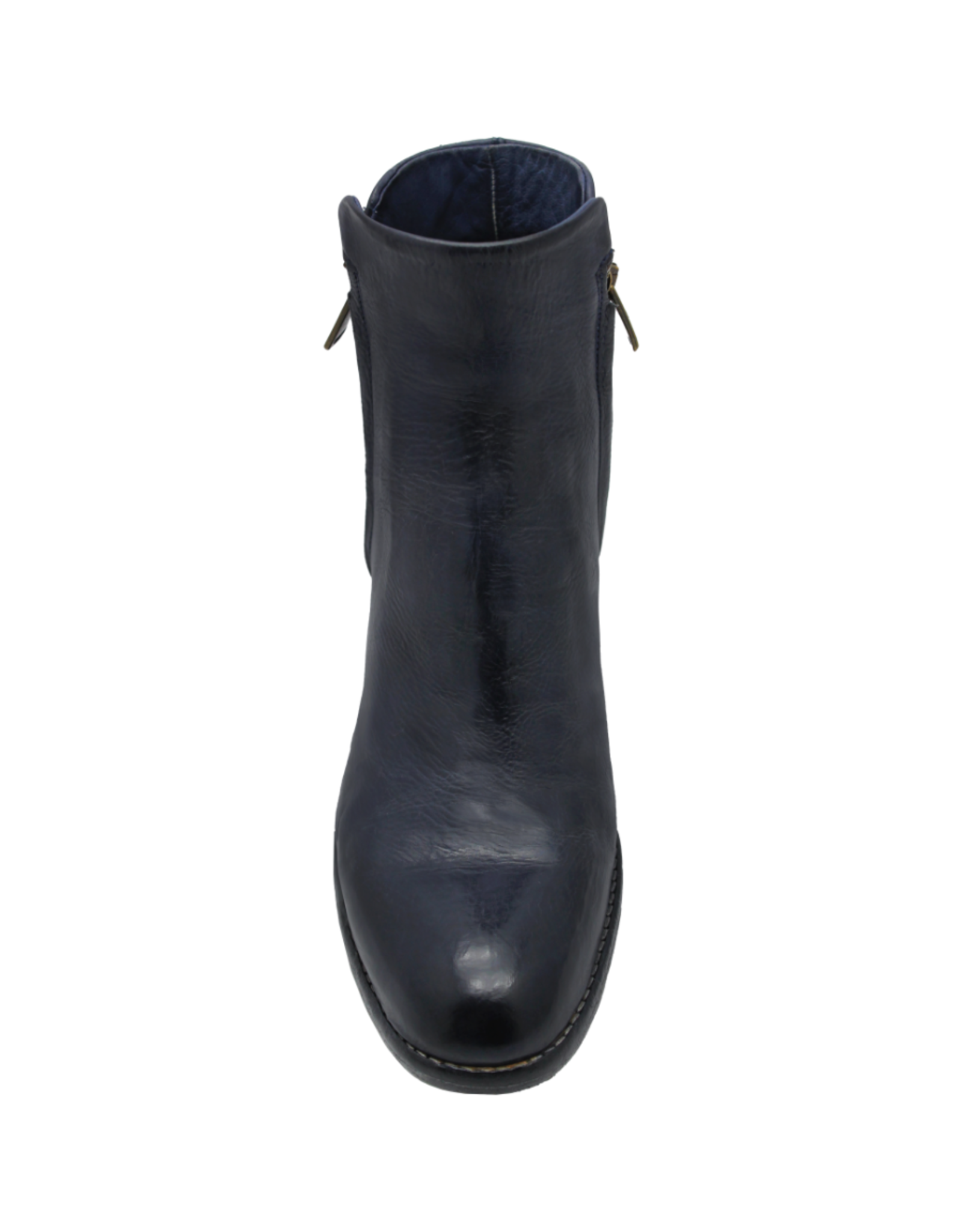 King King K1B Blue Double Zipper Ankle Boot 5245