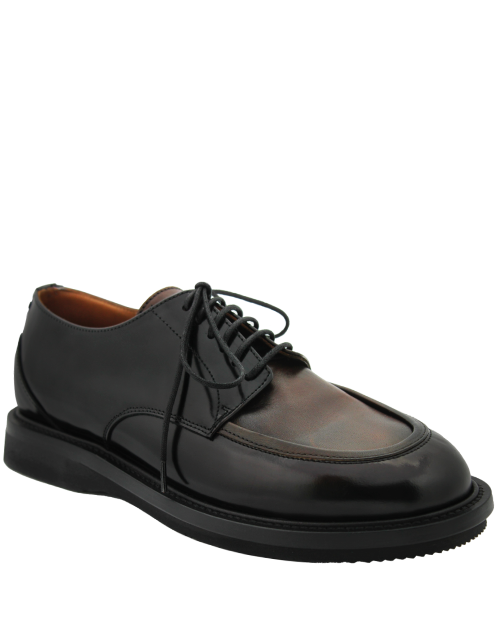 Pantanetti Pantanetti P1 Black With Brown Lace-up 1923