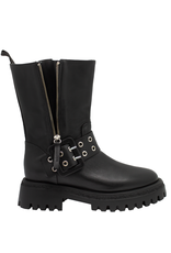 Halmanera Halmanera H50V Black Calf MIdCalf Moto Tread 1012