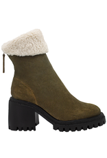Halmanera Halmanera H50X Brown Suede Fold Down Wool Lined Tread 1013