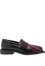 LeBohemien LeBohemien B3B Black Loafer With Red Kiltie DaDa