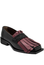 LeBohemien LeBohemien B3B Black Loafer With Red Kiltie DaDa