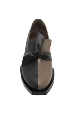 LeBohemien LeBohemien B3D Black With Taupe Loafer With Tie Hope
