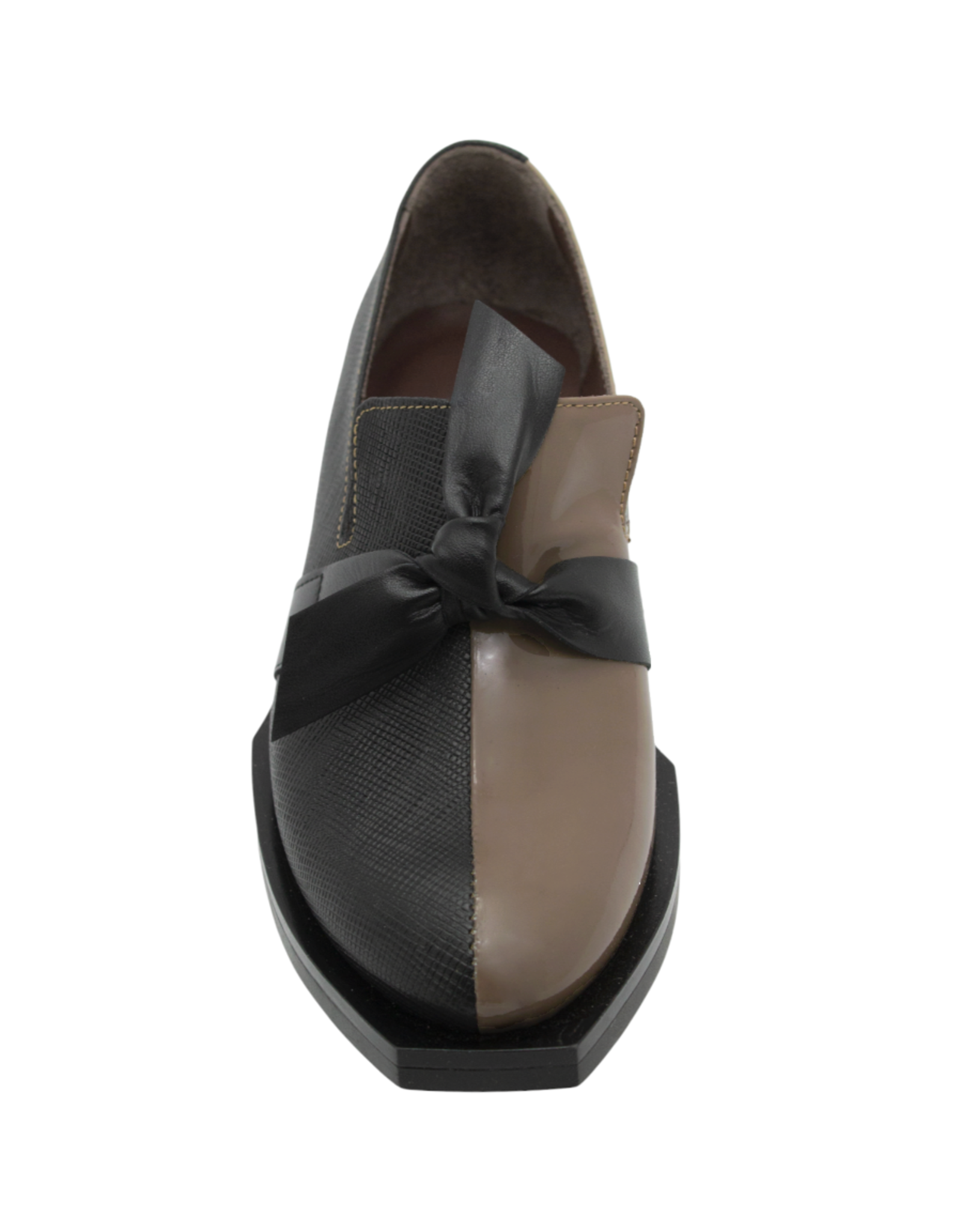 LeBohemien LeBohemien B3D Black With Taupe Loafer With Tie Hope