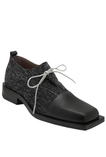 LeBohemien LeBohemien LB3H Black Tec Oxford With Toe Cap Toffee