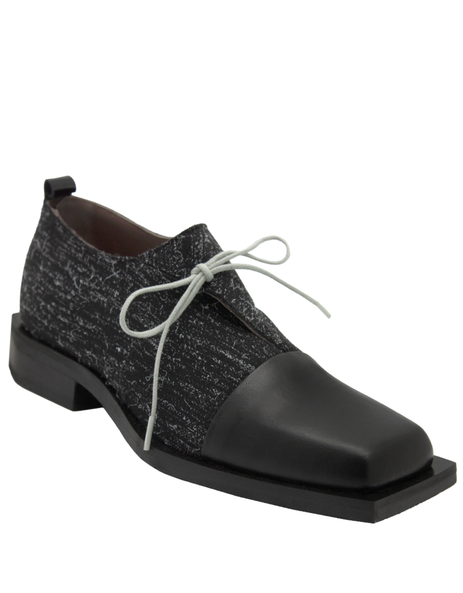 LeBohemien LeBohemien LB3H Black Tec Oxford With Toe Cap Toffee