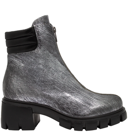 Now Now N47C Silver Crackle Tread Sole W? Top Zipper 9254