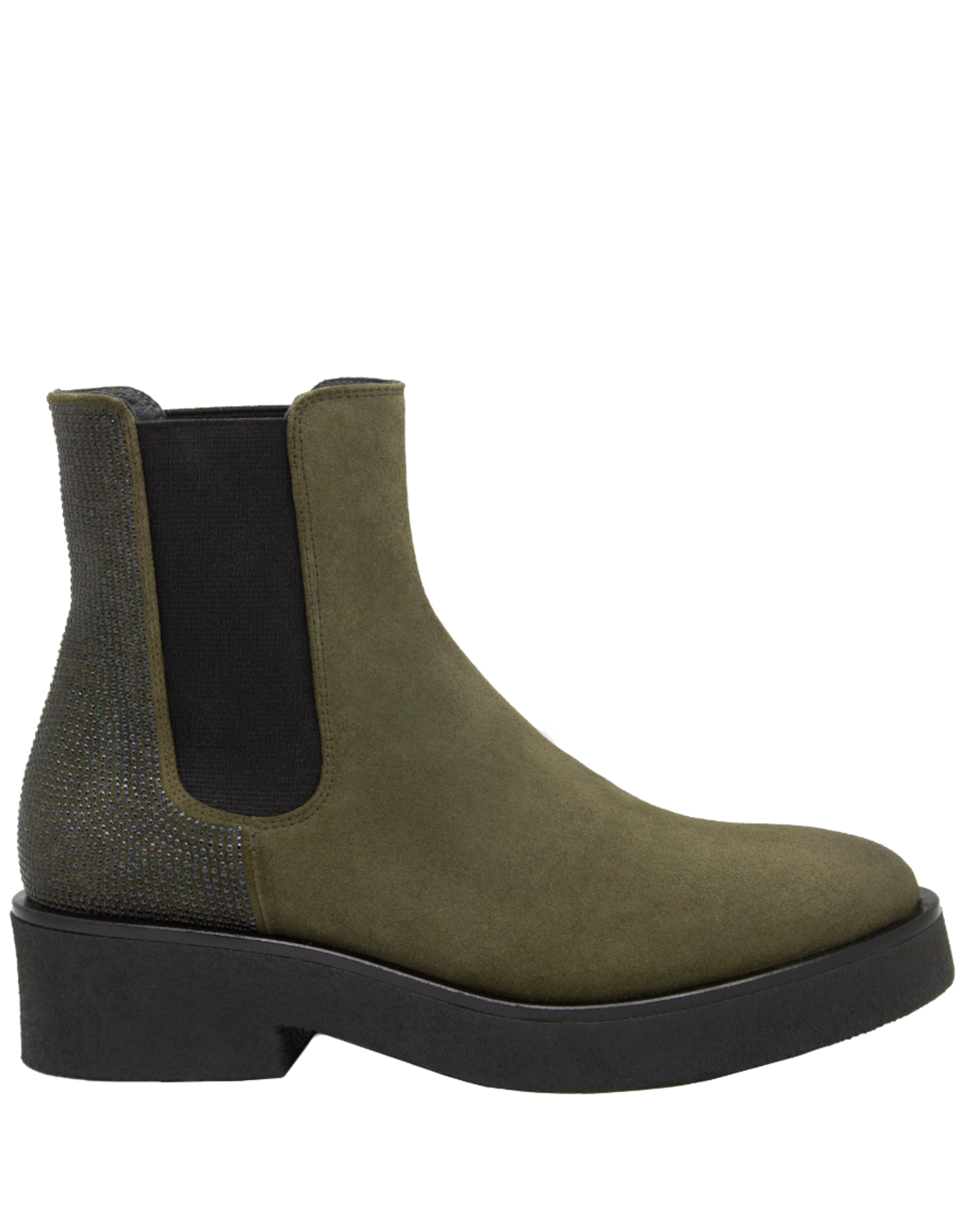 Now Now N47J Olive Suede Flat Boot 9324