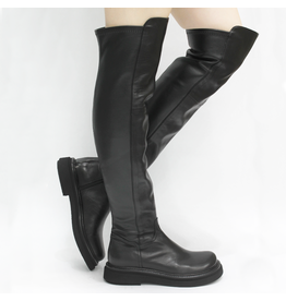Now Now N47Q Black Knee Boot 9453
