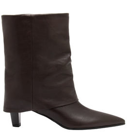Now Now N47S Brown Cuff Boot Point Toe 9544