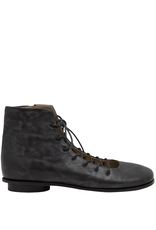 MLO ML1D Black Flat Lace-Up Shoe 9002