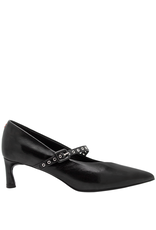 Halmanera Halmanera H50K Black Glaze Pointed Mary Jane 1006