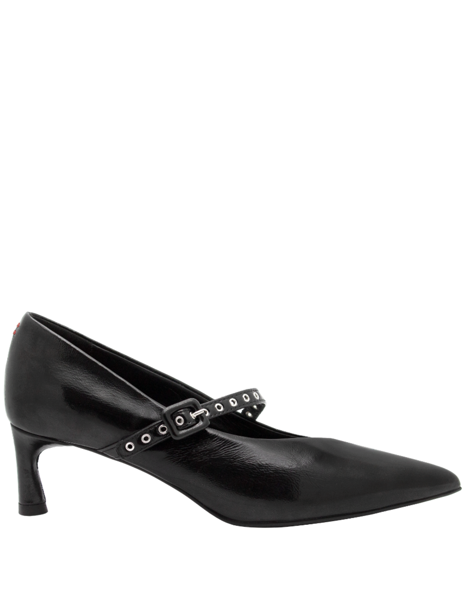 Halmanera Halmanera H50K Black Glaze Pointed Mary Jane 1006